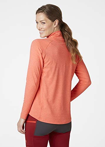 Helly Hansen W Verglas 1/2 Zip Suéter con Media Cremallera, Mujer, Cherry Tomato, M