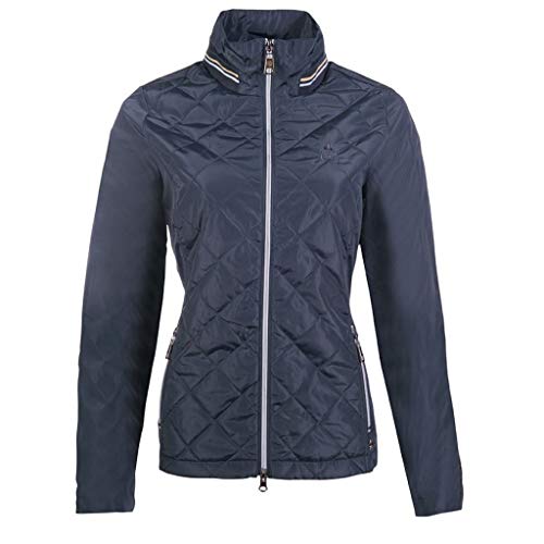 Hkm Chaqueta de equitación para Adultos -Limoni quilt-9602, Grafito, Talla M