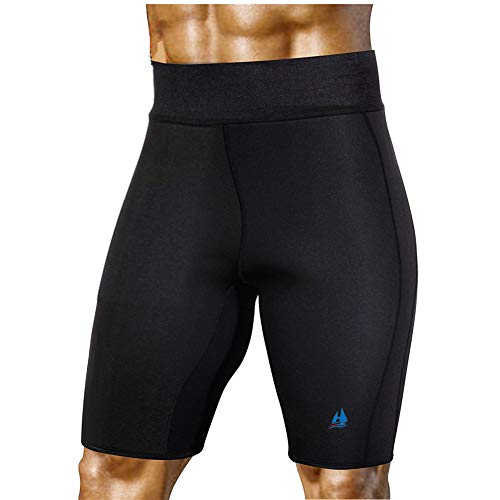 HuntDream Pantalones Cortos para Perder Peso Pantalones Cortos de Neopreno en el Muslo Pantalones Deportivos para Hombres