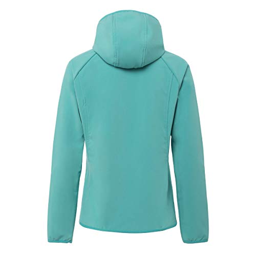 Izas Baray Chaqueta Softshell, Mujer, Verde Mar, XL