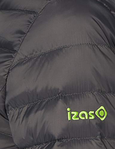 Izas Grecia Chaquetas De Pluma, Mujer, Gris Oscuro/Lima, S