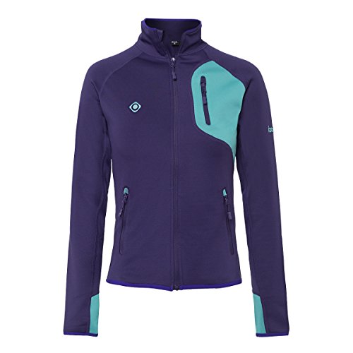 Izas Somka Chaqueta Forro Polar, Mujer, Morado Oscuro / Gris, L