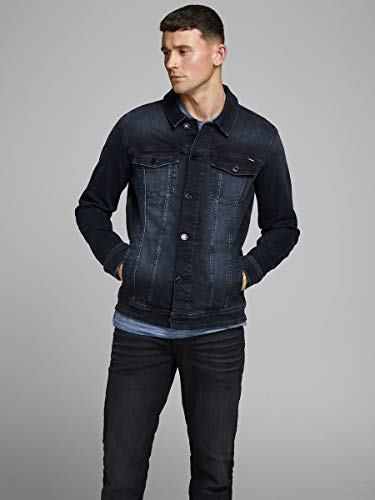 Jack & Jones JJIALVIN JJJACKET AGI 004 Noos Chaqueta vaquera, Azul Denim, L para Hombre