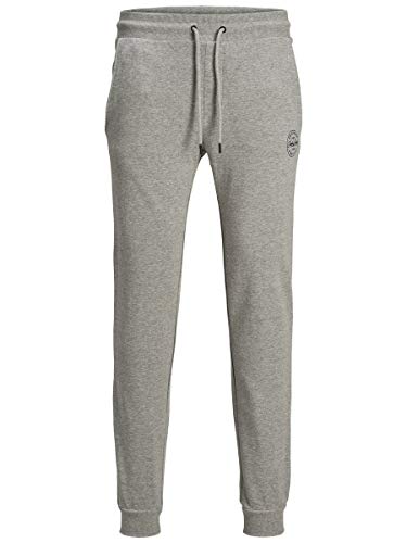 Jack & Jones Jjigordon Jjshark Sweat Pants Viy Noos Pantalones de Deporte, Gris (Melange Gris Claro Melange Gris Claro), W (Tamaño del Fabricante: M) para Hombre