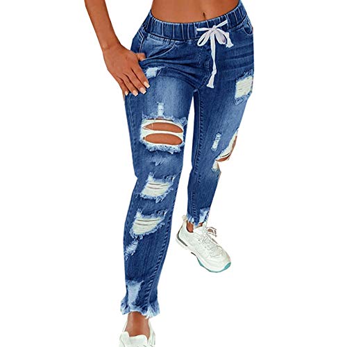 Jeans de gran tamaño Xl-5xl Jeans ajustados de cintura alta para mujer  Pantalones lápiz casuales de alta elasticidad Xxxl 3