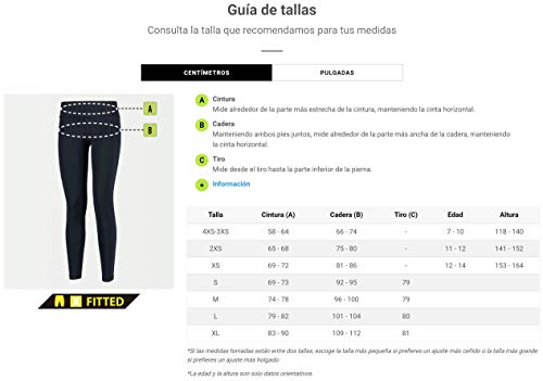 Joma Dase II Pantalon Woman, Niñas, Negro, 4XS-3XS