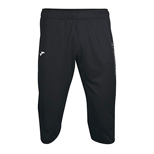 Joma Pantalon Pirata Vela Negro, Hombres, M