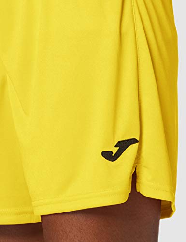 Joma Paris II Short Señora Deportivo, Mujer, Amarillo, L