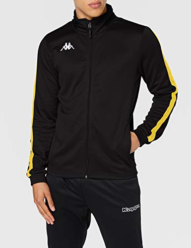 Kappa SALCITO TKS Chándal, Hombre, Negro/Amarillo, L