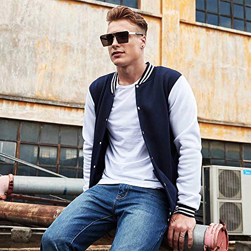 Landove Payton Moormeier Chaqueta Bomber Beisbol Hombre Mujer Cardigan Baseball Vintage Old School Abrigo Otoño Invierno Sudadera College Jaqueta Streetwear Bomber Piloto Bikers Blazer A15189JK014M