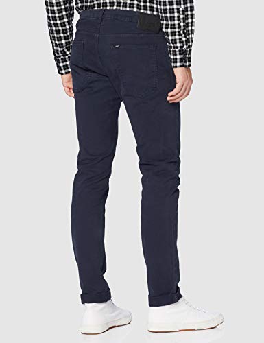 Lee Tailored Luke Pantalones, Azul (Dark Marine 37), 28W / 30L para Hombre