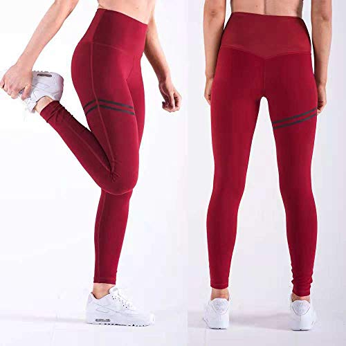 Leggings Altos Push Up para Mujer, Leggins Deportivos, Leggings De Entrenamiento para Mujer, Ropa Deportiva Informal De Retazos Transpirable, S Blackleggings