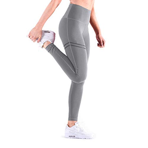 Leggings Altos Push Up para Mujer, Leggins Deportivos, Leggings De Entrenamiento para Mujer, Ropa Deportiva Informal De Retazos Transpirable, S Blackleggings