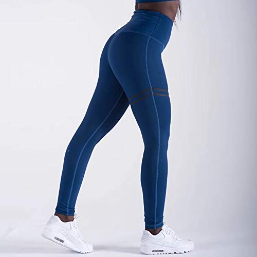 Leggings Altos Push Up para Mujer, Leggins Deportivos, Leggings De Entrenamiento para Mujer, Ropa Deportiva Informal De Retazos Transpirable, S Blackleggings