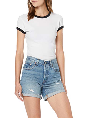 Levi's 501 Short Long Pantalones Cortos, Highways + Byways, 29 para Mujer