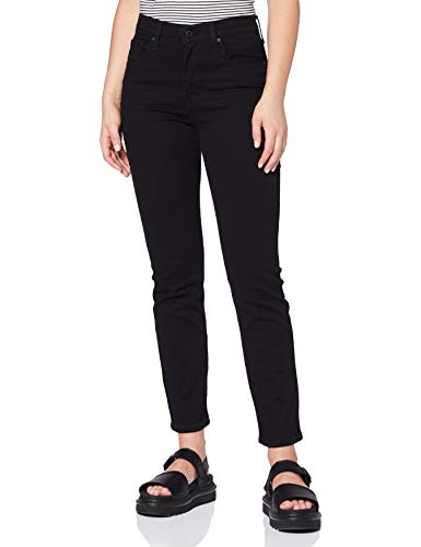 Levi's 724 High Rise Straight Vaqueros, Black Sheep, 31W / 30L para Mujer