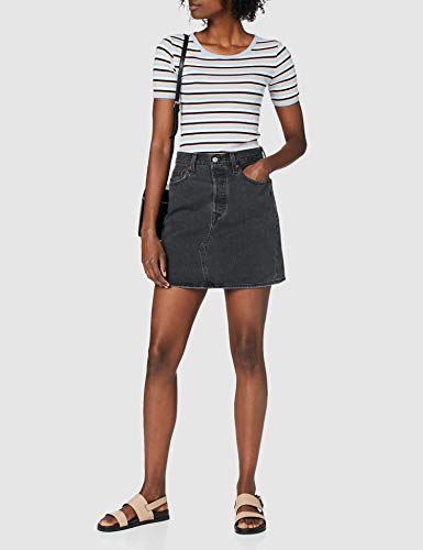 Levi's HR Decon Iconic BF Skirt Falda, Regular Programming, UK 6 para Mujer