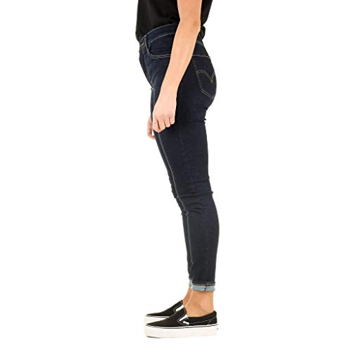 Levi's Mile High Super Skinny Vaqueros, Negro (Celestial Rinse), 23W / 30L para Mujer