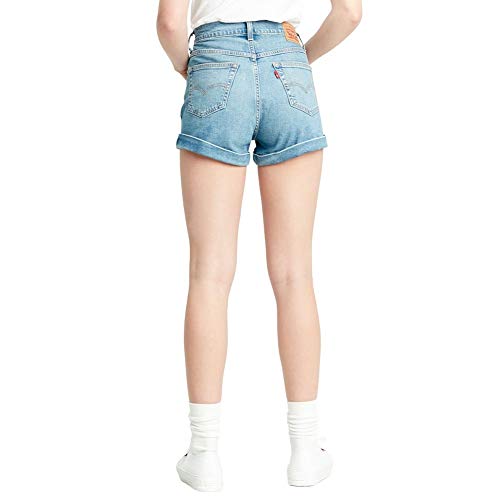 Levi's Shorts Mom A Line 2 Azul 27 Mujer Pant