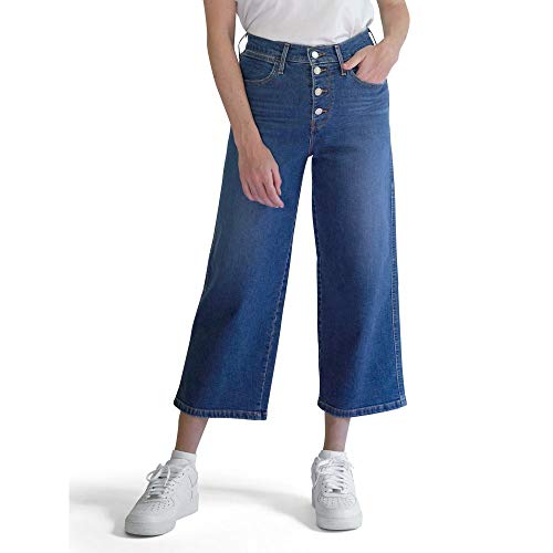 Levi's Women's Mile High Wide Leg Buttons Jeans