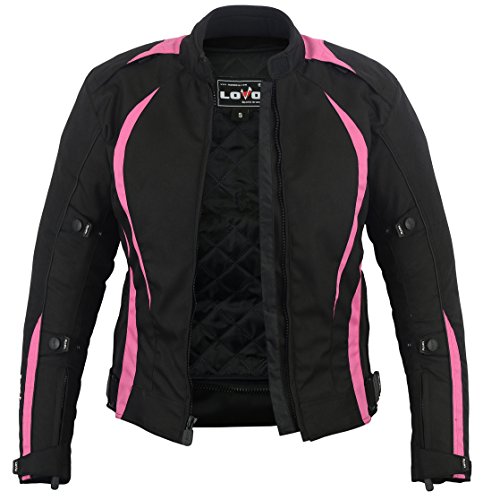 LOVO Chaqueta Corta para Moto (Mujer) (XS)