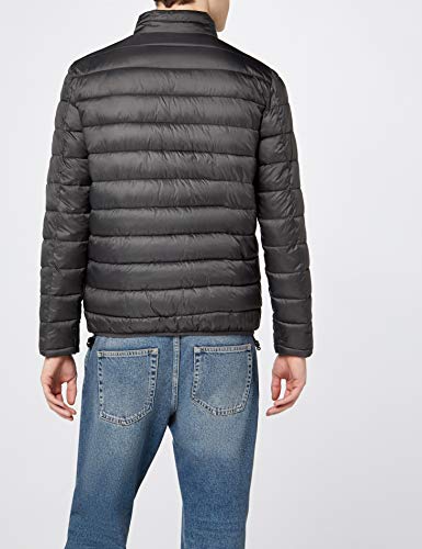 Marca Amazon - find. Puffer - Chaqueta Hombre, Gris, M, Label: M