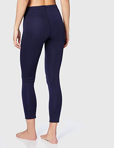 Marca Amazon - IRIS & LILLY Leggins Interiores Mujer, Pack de 2, Azul (Navy), S, Label: S