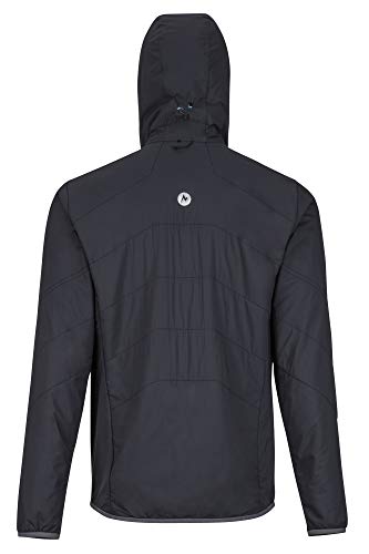 Marmot Alpha 60 Jacket Chaqueta Senderismo Forrada, Chaqueta Outdoor, Anorak; Repelente Al Agua, A Prueba De Viento, Hombre, Black, M