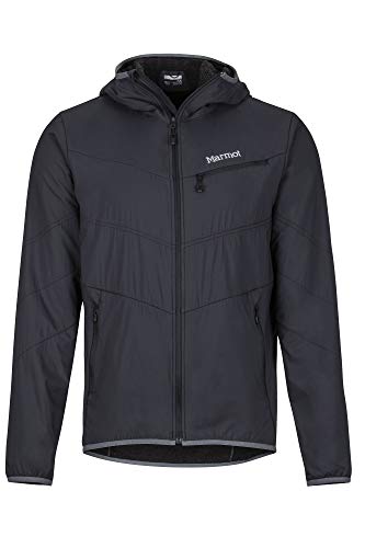 Marmot Alpha 60 Jacket Chaqueta Senderismo Forrada, Chaqueta Outdoor, Anorak; Repelente Al Agua, A Prueba De Viento, Hombre, Black, M