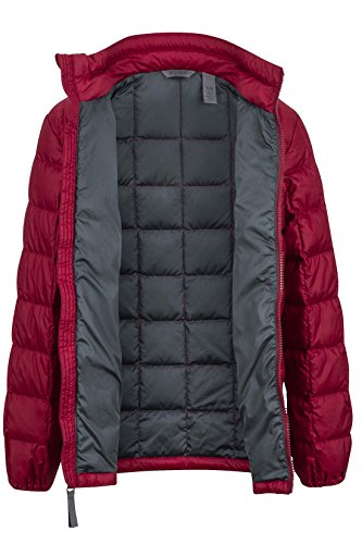 Marmot Chaqueta Ajax Down Puffer para niño, Fill Power 600, ladrillo, XL