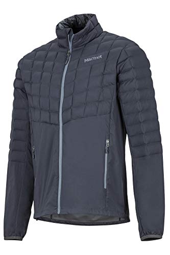 Marmot Featherless Hybrid Jacket Chaqueta Senderismo Forrada, Chaqueta Outdoor, Anorak; Repelente Al Agua, A Prueba De Viento, Hombre, Dark Steel, XL