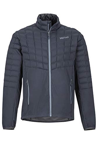 Marmot Featherless Hybrid Jacket Chaqueta Senderismo Forrada, Chaqueta Outdoor, Anorak; Repelente Al Agua, A Prueba De Viento, Hombre, Dark Steel, XL