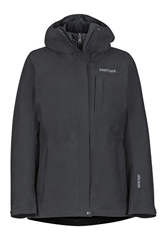 Marmot Wm's Minimalist Comp Jacket Impermeable Rígido, Chubasquero, Resistente Al Viento, Resistente Al Agua, Transpirable, Mujer, Black, M