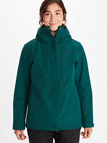 Marmot Wm's Minimalist Component Jacket Impermeable rígido, Chubasquero, Resistente al Viento, Resistente al Agua, Transpirable, Mujer, Botanical Garden, L