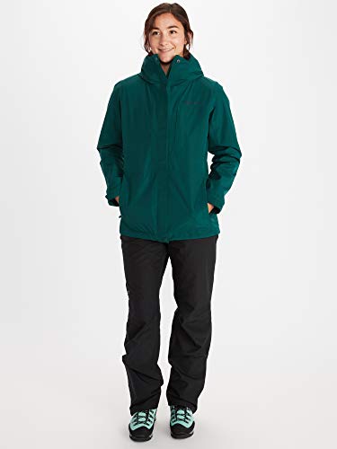 Marmot Wm's Minimalist Component Jacket Impermeable rígido, Chubasquero, Resistente al Viento, Resistente al Agua, Transpirable, Mujer, Botanical Garden, L