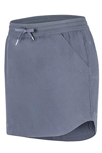 Marmot Wm's Ruby Skort Falda Deportiva con protección UV, Falda Corta para Actividades Outdoor, Transpirable, Secado rápido, Mujer, Steel Onyx, XS