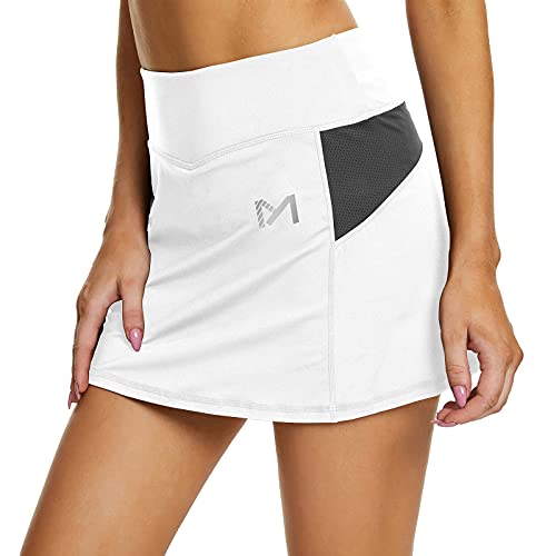 MEETYOO Mujer Falda Cortas Tennis Skirt Aesthetic Golf Falda para Deporte Corriendo Fitness