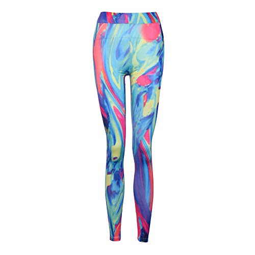 MEIbax Leggings Deportes Pantalones para Mujeres de Estampado de Las Entrenamiento Gimnasio Correr de Fitness Gym Yoga Pantalon Deportivo Mallas Running Workout Pantalones elásticos