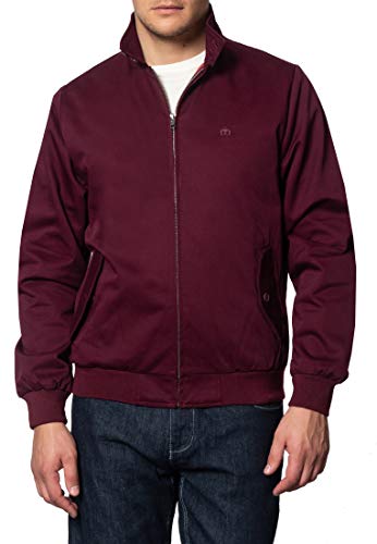 Merc Harrington, Chaqueta de Manga Larga Para Hombre, Rojo (Vino), XXX-Large