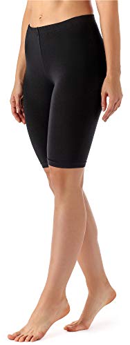 Merry Style Leggins Cortos Mallas Deportivas Mujer MS10-145 (Negro, XL)