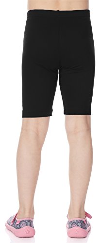 Merry Style Leggins Mallas Pantalones Cortos Ropa Deportiva Niña MS10-132 (Negro, 146 cm)