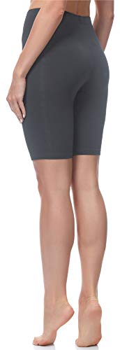 Merry Style Mallas Cortas Leggins Mujer MS10-200 (Gris, S)