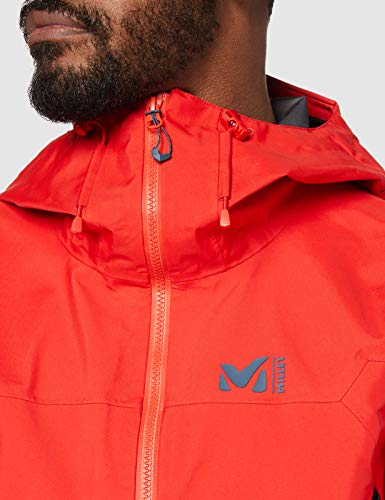 Millet Kamet Light GTX Jkt M Rain Jacket, Mens, Fire, L