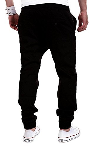 Minetom Pantalones Casuales para Hombre, Internet Verano Hombres Tideway Ocio Casual Jogger Pantalones Negro EU M