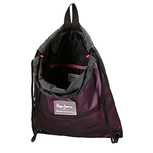 Mochila Saco Pepe Jeans Lily, Morado, 35x44 cm