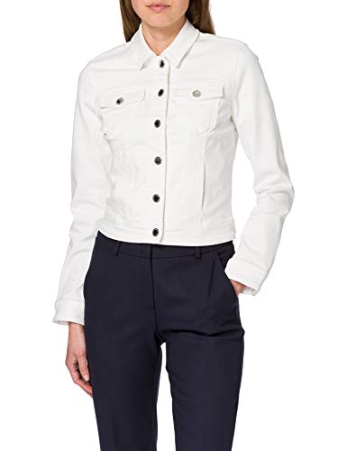 Morgan Veste Denim VPOM Blazer casual, Blanc, T38 para Mujer