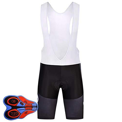 Moxilyn Ropa de Ciclismo para Hombre Traje de Bicicleta Conjunto de Verano Top + Bib Shorts Acolchados, Almohadilla de Asiento de Gel 9D para Montar En Bicicleta Conjunto Cómodo y De Secado Rápido