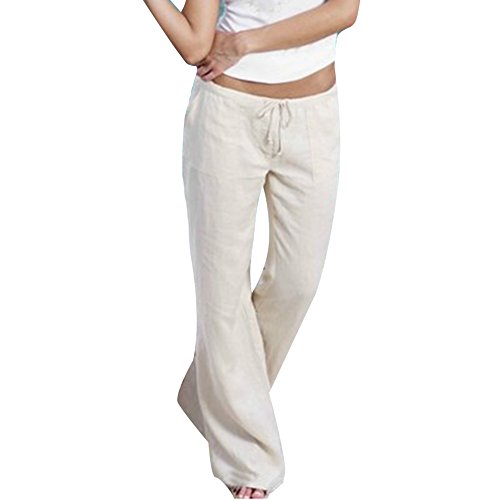Comprar pantalon lino ancho mujer 🥇 【 desde 9.99 € 】