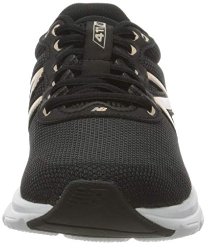 New Balance 411v2, Zapatillas para Correr de Carretera Mujer, Negro (Black), 38 EU