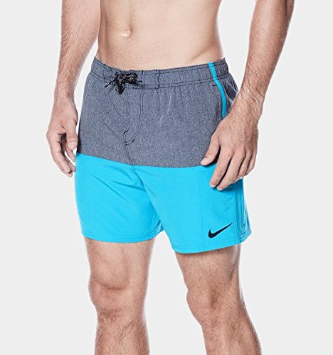 NIKE 5,5" Volley Pantalones Cortos, Hombre, Obsidian, XL